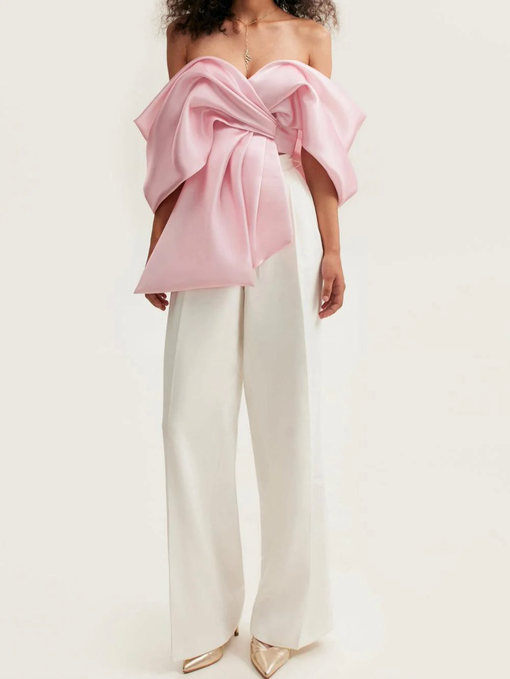 Bow Off Shoulder Party Top