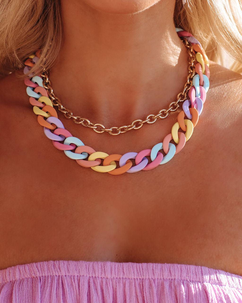 Like Candy Layered Chain Necklace